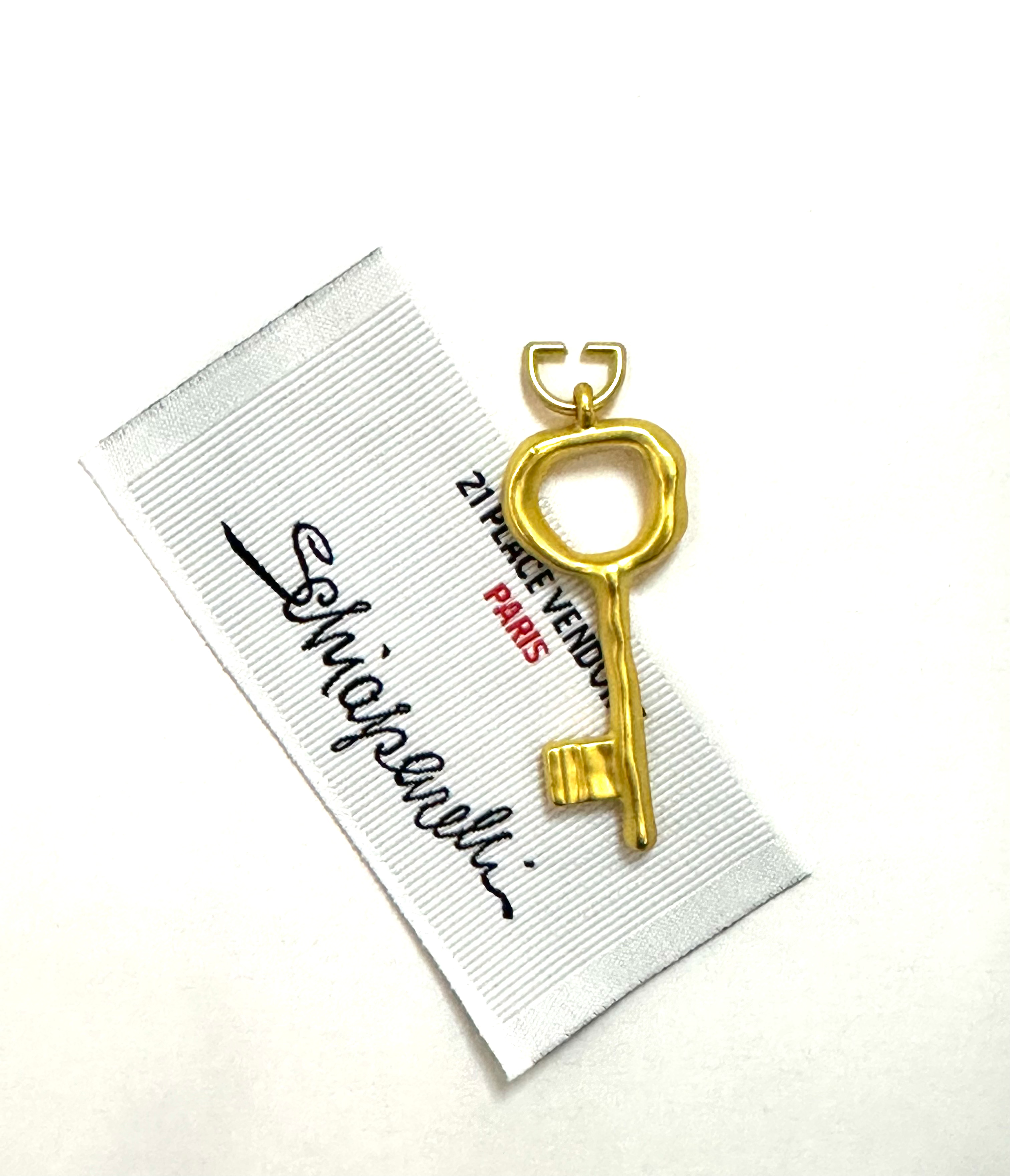 Декоративний елемент для одягу 2*5см ключик Schiaparelli
