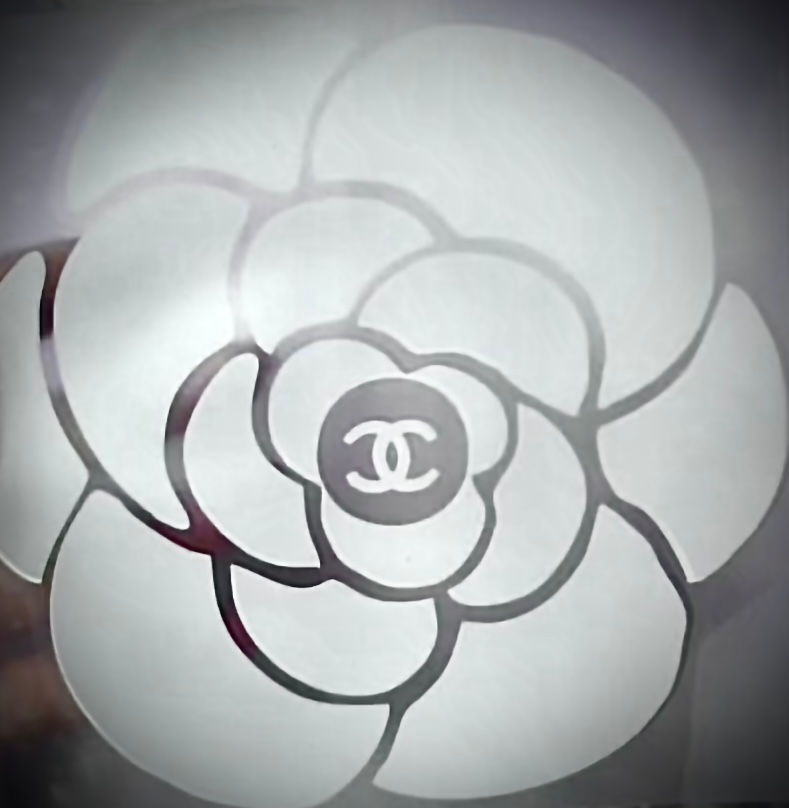 Термоаплікація 14*13см Роза Chanel