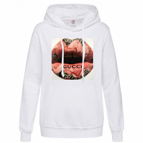 Прев'ю: Термоаплікація 19*17см Червоні губи логотип Gucci