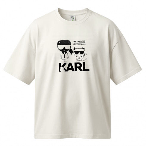 Термоаплікація 16.5*15.5см колір чорний логотип Karl Lagerfeld