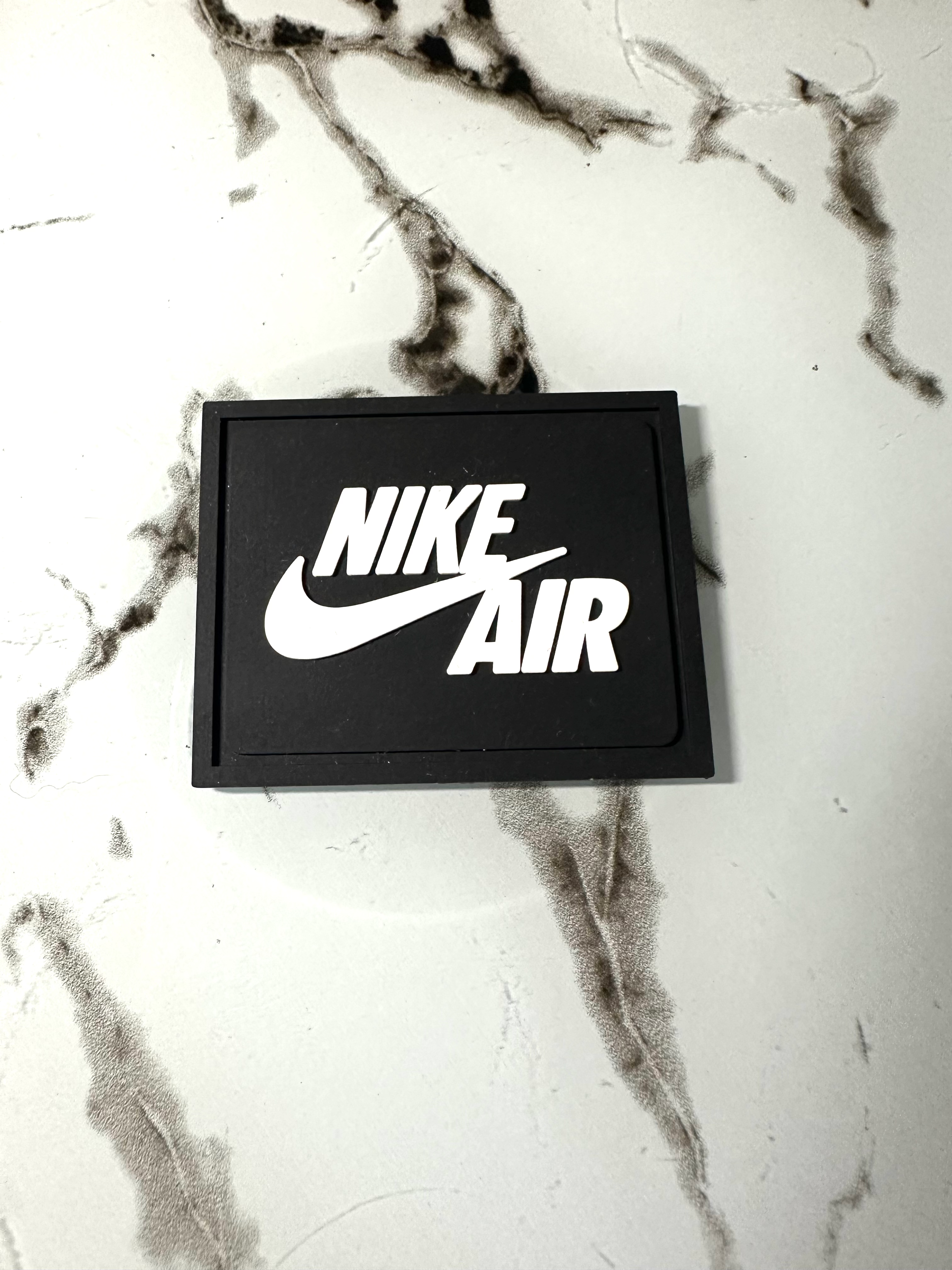 Гумові патчі 5*4см колір чорний логотип Nike