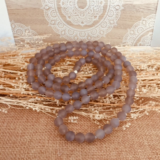 Miniature : Simple Agate grise mat