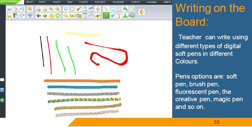 Thumbnail: Interactive Learning Management Screen