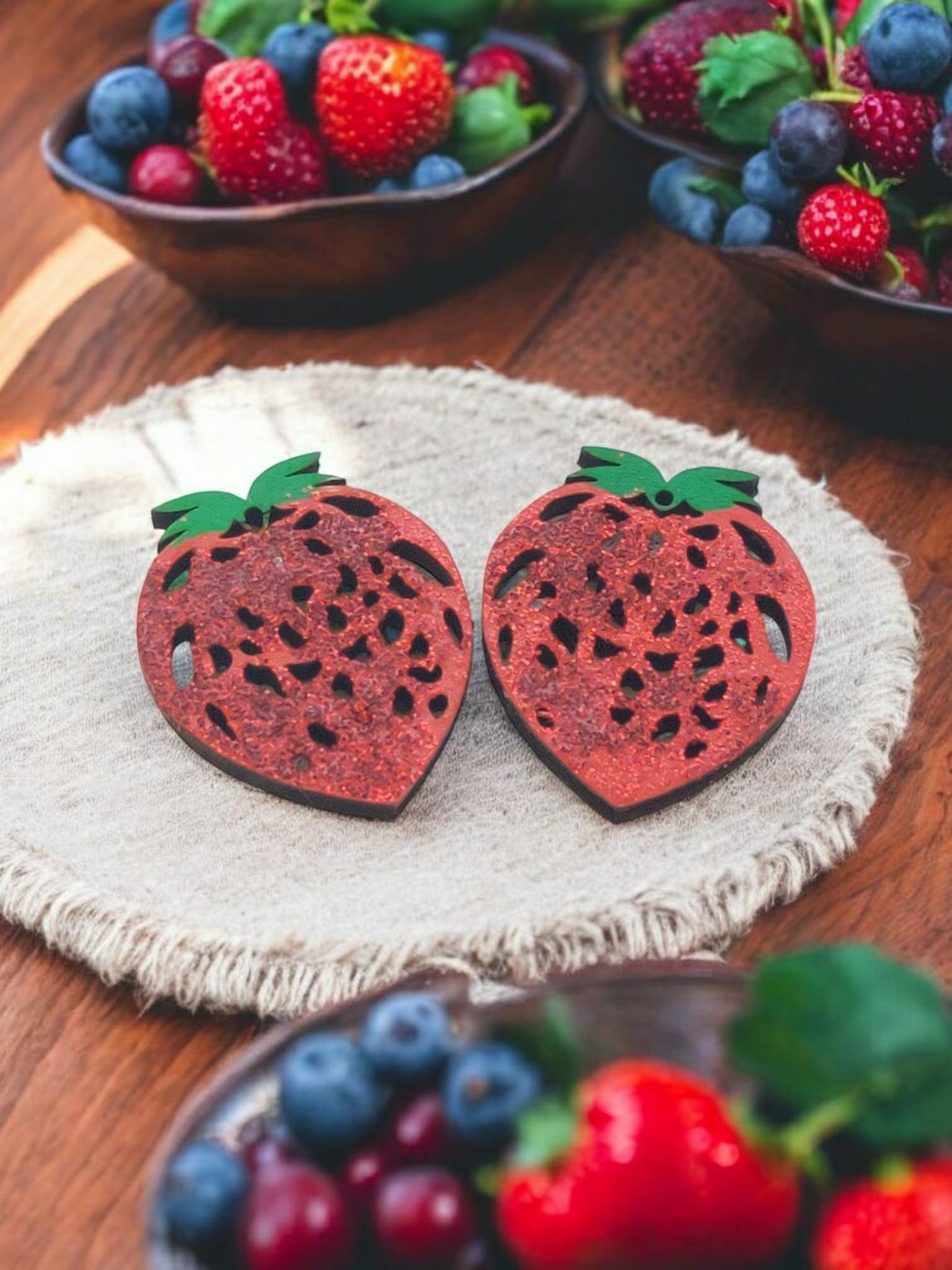 Strawberry Studs