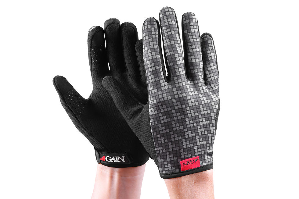 GAIN Protection Elastic Kevlar Gloves - Logo - S/M, Drop Bear - L