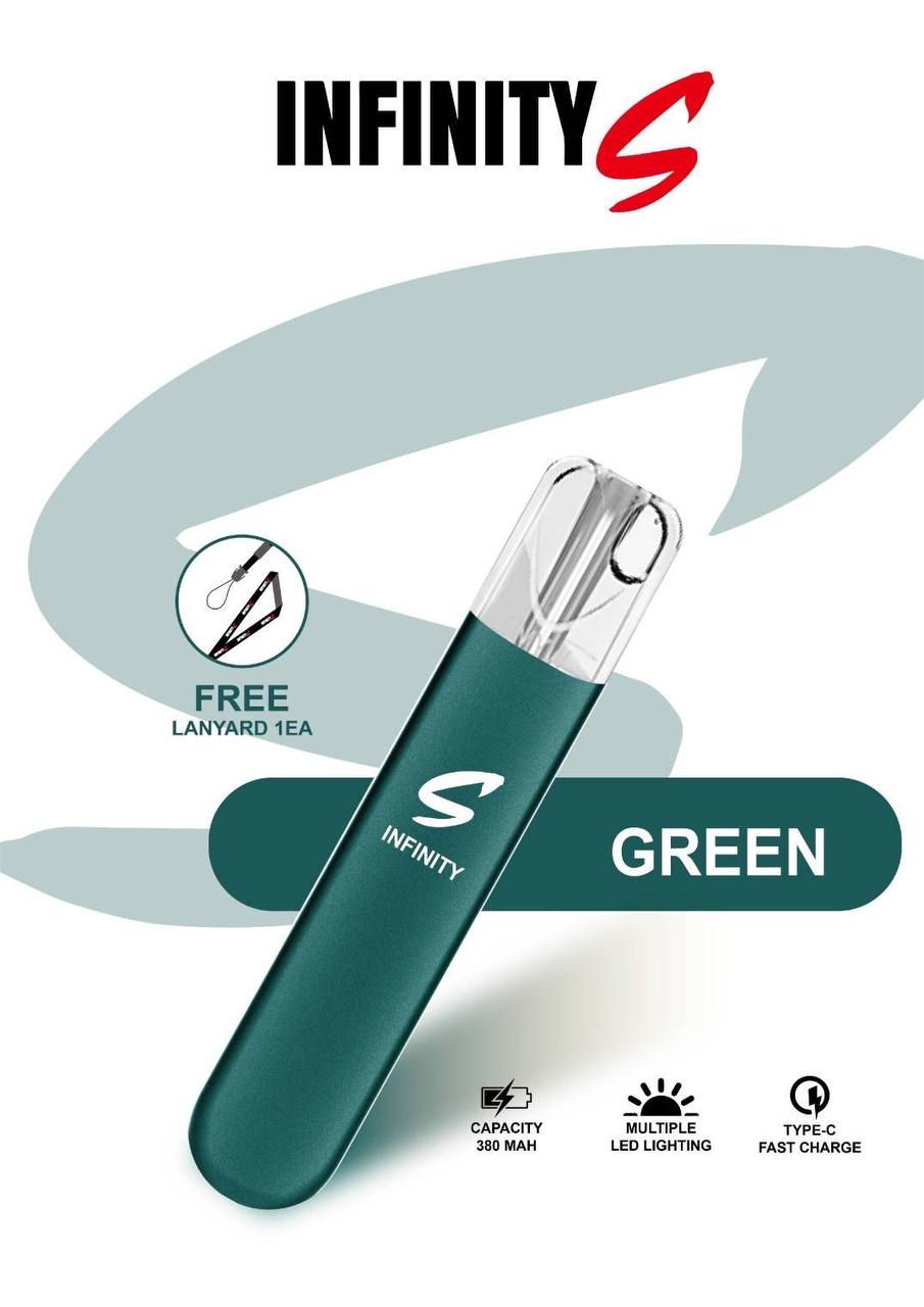 ภาพขนาดย่อ: เครื่องพอต Infinity S (Close system) พอตบุหรี่ไฟฟ้า ตัวเครื่องออกแบบทันสมัยและสวยงามมากขึ้น เรียบหรู ระบบชาร์จแบบ USB Type-C