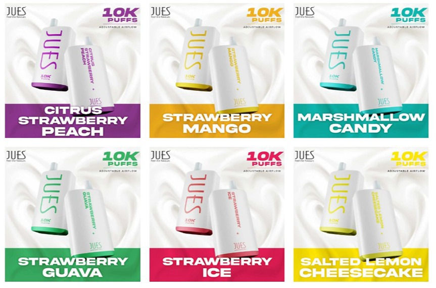 ภาพขนาดย่อ: พอตแบบใช้แล้วทิ้ง JUES 10000 Puffs พอตใช้แล้วทิ้งจำนวนคำเยอะมาก ทันสมัย น้ำหนักเบา สามารถชาร์จใหม่ได้และยาวนาน Type-C (60 – 7