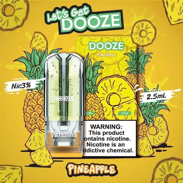 ภาพขนาดย่อ: หัวพอตพร้อมน้ำยา Dooze Pod Juice ปริมาณความจุ 2.5ml ระดับนิโคติน 3% Ceramic Coil มีรสชาติให้เลือกหลากหลายมากๆ