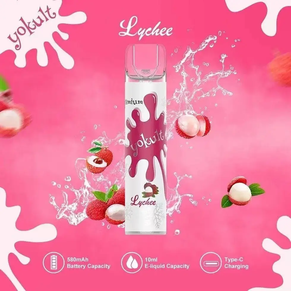 ภาพขนาดย่อ: พอตใช้แล้วทิ้ง Premium Yokult 5000 Puffs บุหรี่ไฟ้ฟ้าใช้แล้วทิ้งจากเป็นค่ายที่ขึ้นชื่อในเรื่องของเทคโนโลยีที่ใช้ในตัวพอต รุ่น