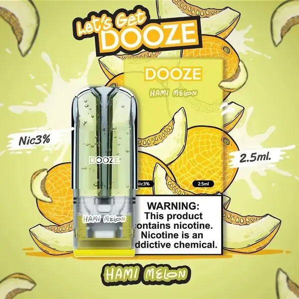 ภาพขนาดย่อ: หัวพอตพร้อมน้ำยา Dooze Pod Juice ปริมาณความจุ 2.5ml ระดับนิโคติน 3% Ceramic Coil มีรสชาติให้เลือกหลากหลายมากๆ