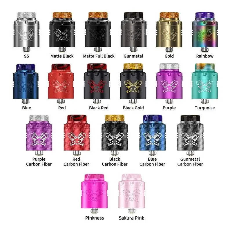 DEAD RABBIT V3 RDA เป็นอะตอมสำหรับบุหรี่ไฟฟ้าจากทางแบรนด์ HELLVAPE จะเป็นอะตอมแบบหยดสูบที่ใช้งานประเภทคอยล์คู่และคอยล์เดี่ยว