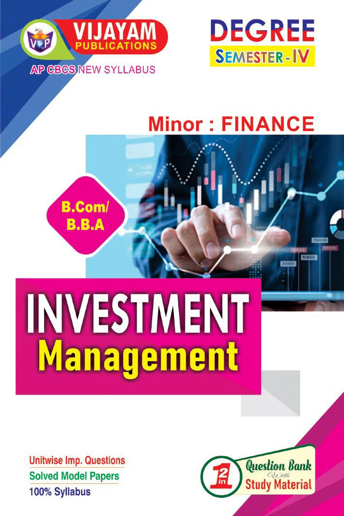 Minor:Finance - INVEST MANAGEMENT - B.Com/B.B.A - SEM4