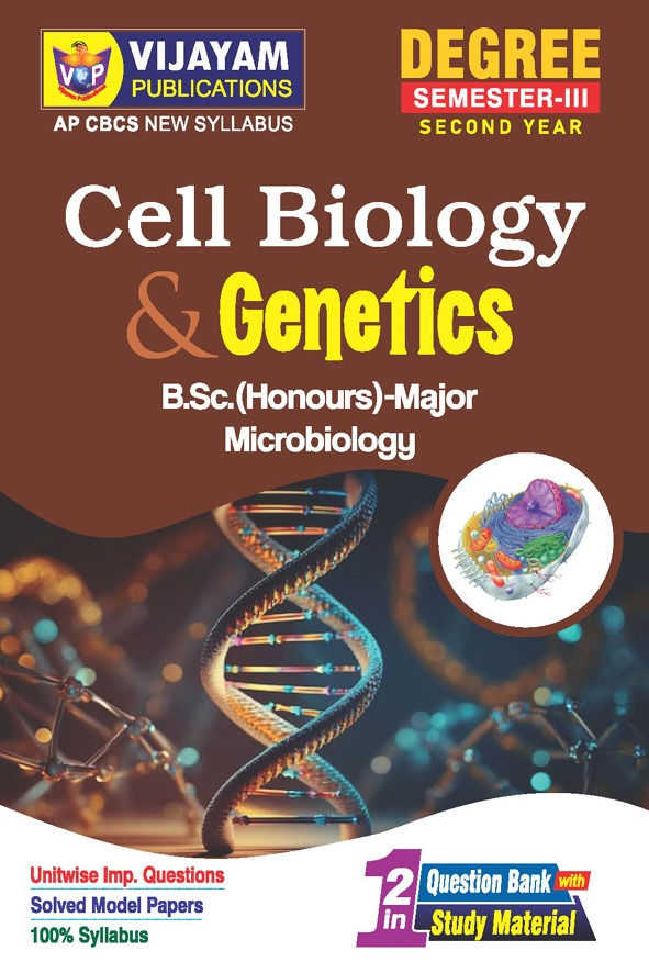 .Sc.Major:Microbiology - Cell biology & Genetics - SEM3