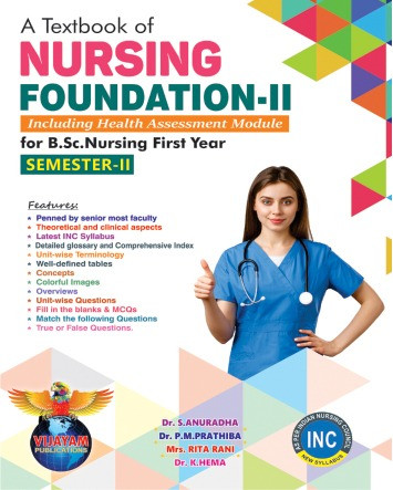 BSc Nursing Textbook of Nursing Foundation II Semester 2 | Vijayam