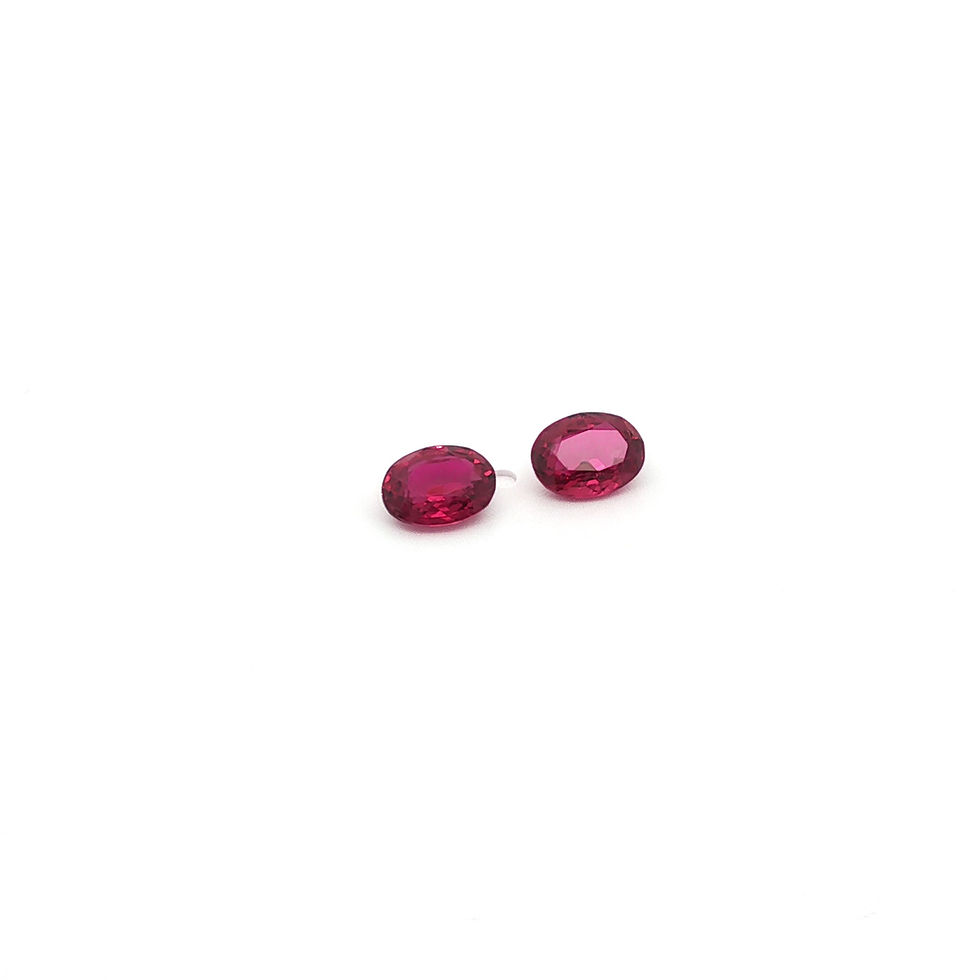 الصورة المصغرة: Thai Ruby Pair 1.72cts