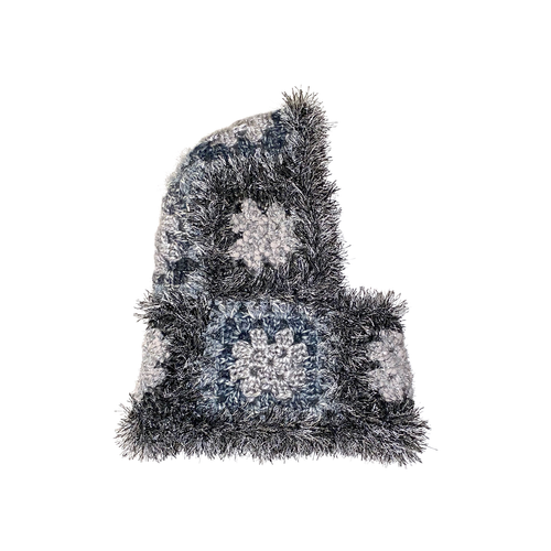 Balaclava Hood - Silver Fur | LeslieLennoxDesigns