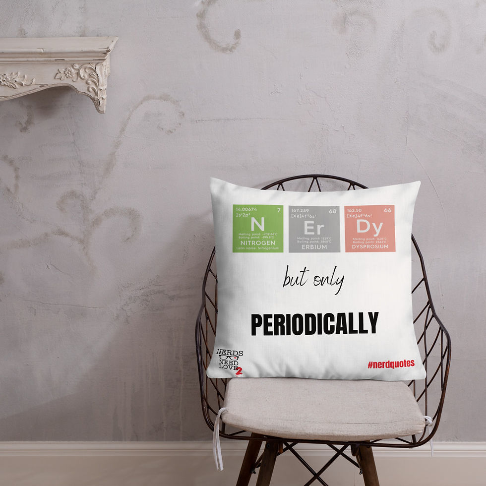 Thumbnail: NERDY but Only Periodically Pillow