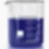 Beaker of GHK-Cu peptide solution.