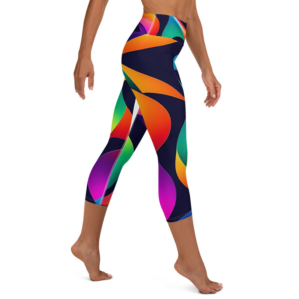 Thumbnail: Faith Tranquil Vibes Yoga Capri Leggings