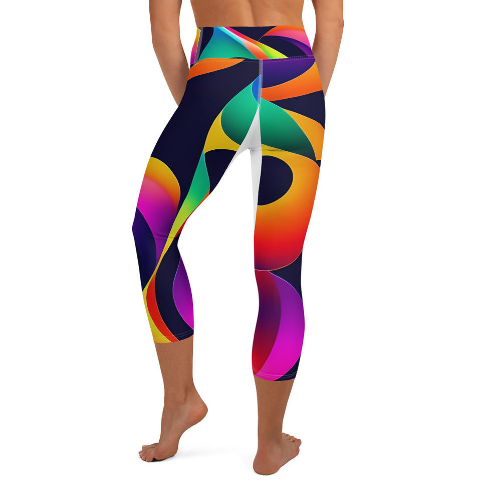 Thumbnail: Faith Tranquil Vibes Yoga Capri Leggings