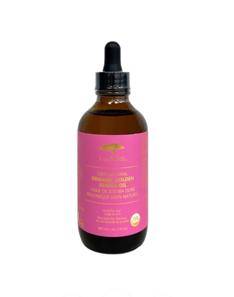 I Am Pure 100% Natural Organic Golden Jojoba Oil 4oz