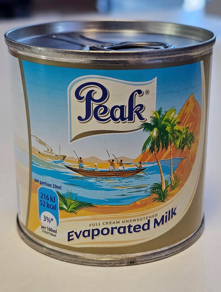 Peak evaporated milk