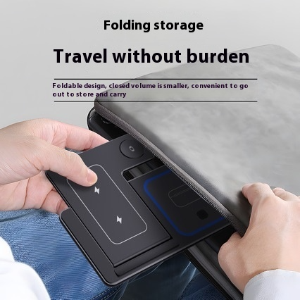 Miniatura: 3 In 1 LED Fast Wireless Charger Stand Foldable Charging Station