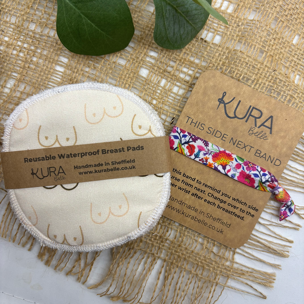 Thumbnail: Boob Print Reusable Nursing Pads