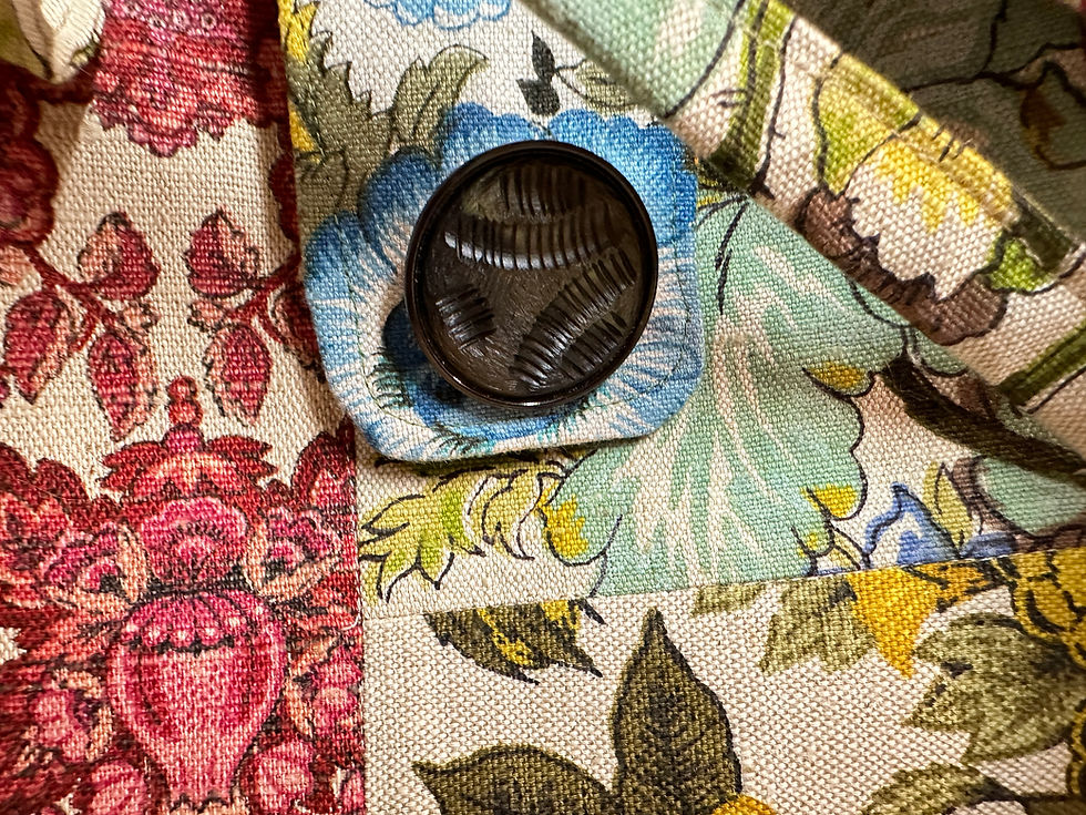 Thumbnail: Linen Collage dot bag