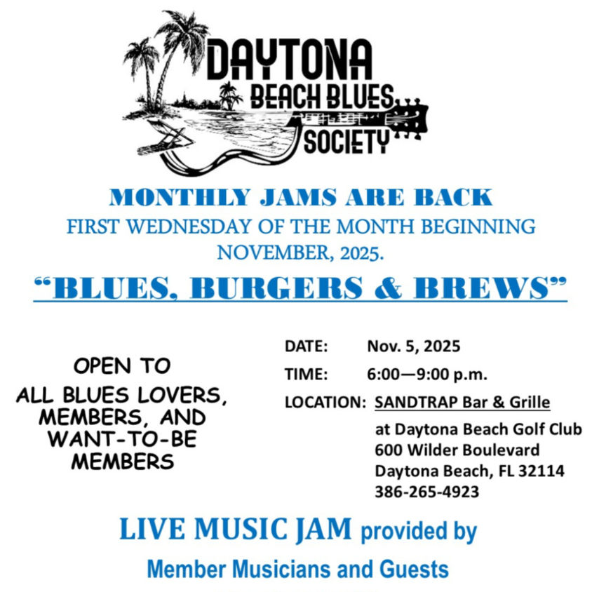 Blues, Burgers & Brews Music Jam