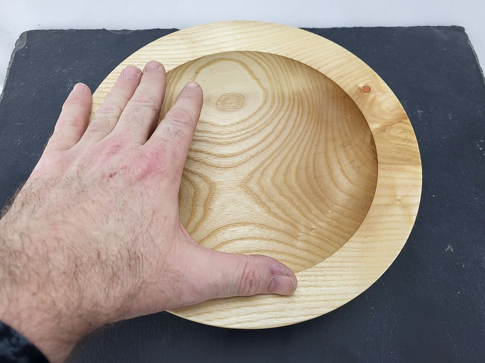 Thumbnail: Food-Safe shallow bowl in Tralee Ash
