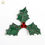 Thumbnail: Tartan Holly 3D Christmas Stickers (12 pcs)