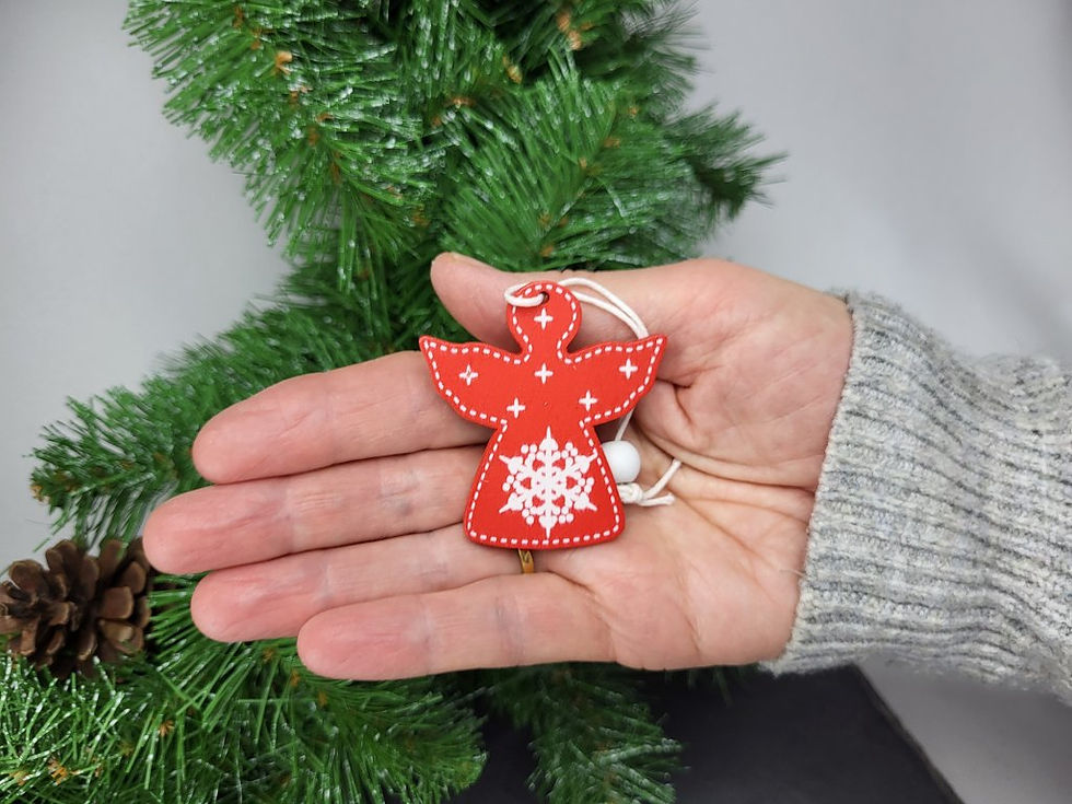 Thumbnail: Painted Wood Christmas Tree Shapes T4