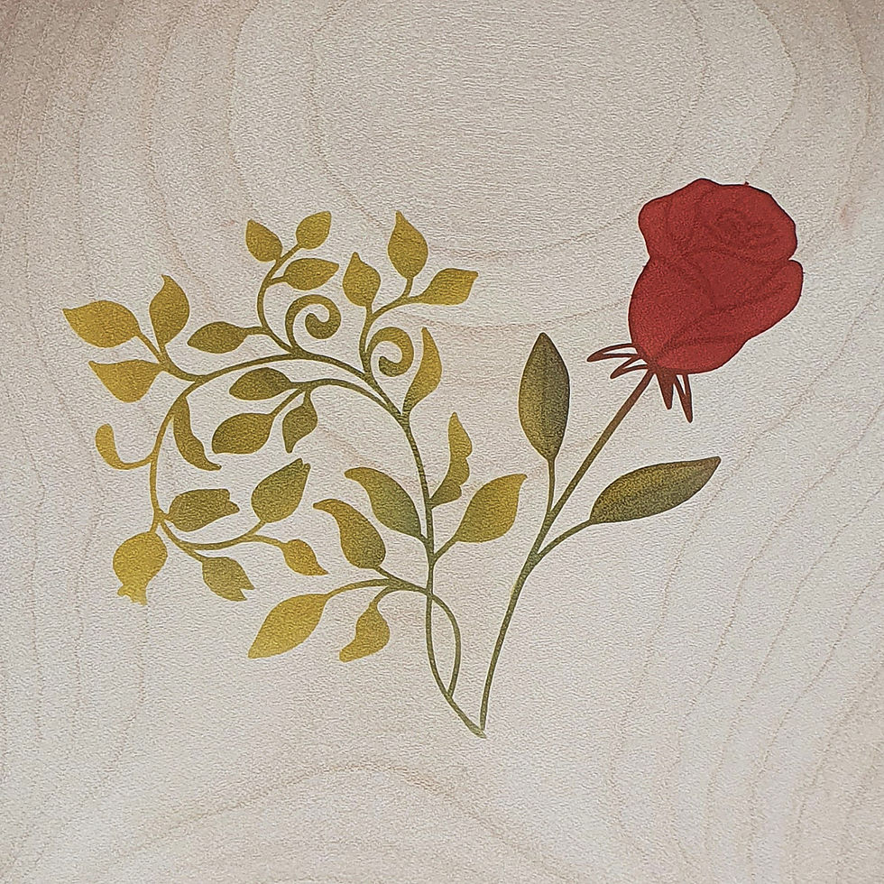 Thumbnail: Floral Motif Stencils Set