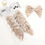 Thumbnail: Taupe 10cm Velvet Ribbon Bow Self Adhesive 6 Pack