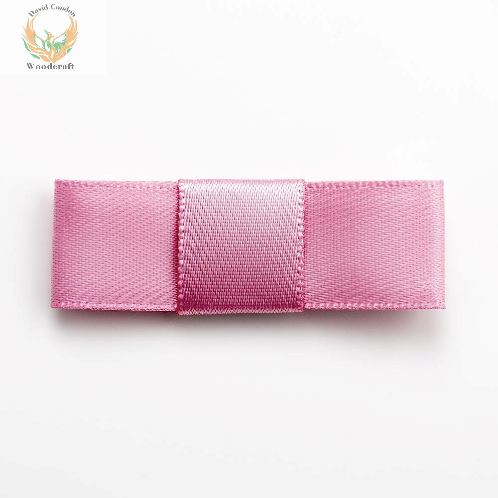 5cm Antique Pink Dior Satin Bows (Self Adhesive) – 12 pcs