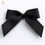 Thumbnail: 5cm Black Grosgrain Ribbon Bows – (Self Adhesive) – 12 Pack