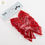Thumbnail: Red 10cm Velvet Ribbon Bow Self Adhesive 6 Pack