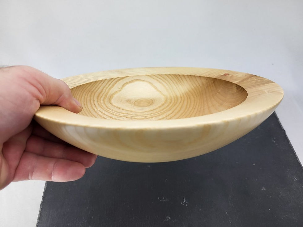 Thumbnail: Food-Safe shallow bowl in Tralee Ash