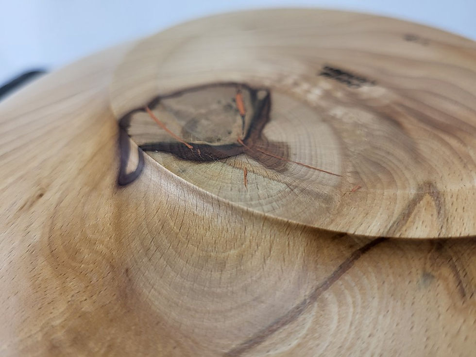 Thumbnail: Food-Safe Bowl in Beaufort Beech