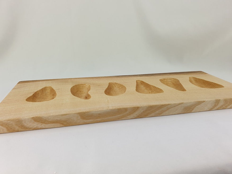 Thumbnail: Wide Oyster Serving Board in Tralee Ash