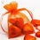Thumbnail: Orange Organza Gift Bags 7.5 x 10cm 10 Packs