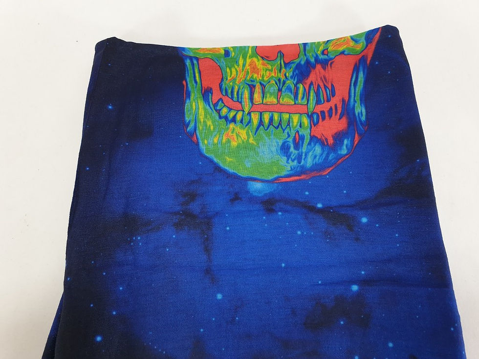 Thumbnail: Fleece Galactic Skull Thermal Face Shield
