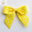 Thumbnail: Yellow 5cm Polka Dot Grosgrain Ribbon Bow 12 Pack