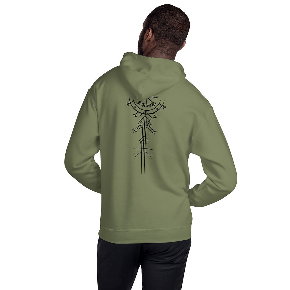 Thumbnail: NANS Logo & Vegvisir Unisex Hoodie