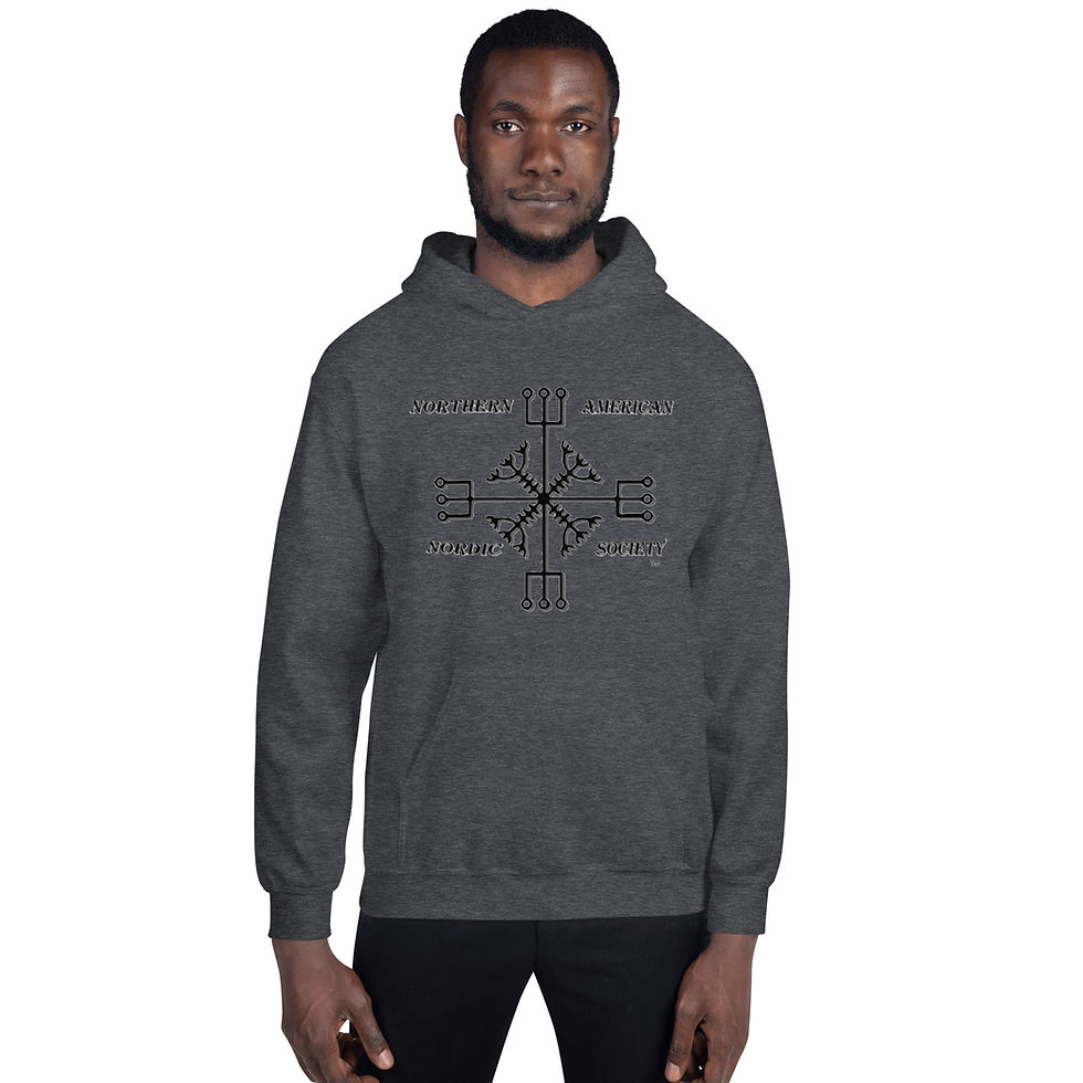 Thumbnail: NANS Logo & Vegvisir Unisex Hoodie