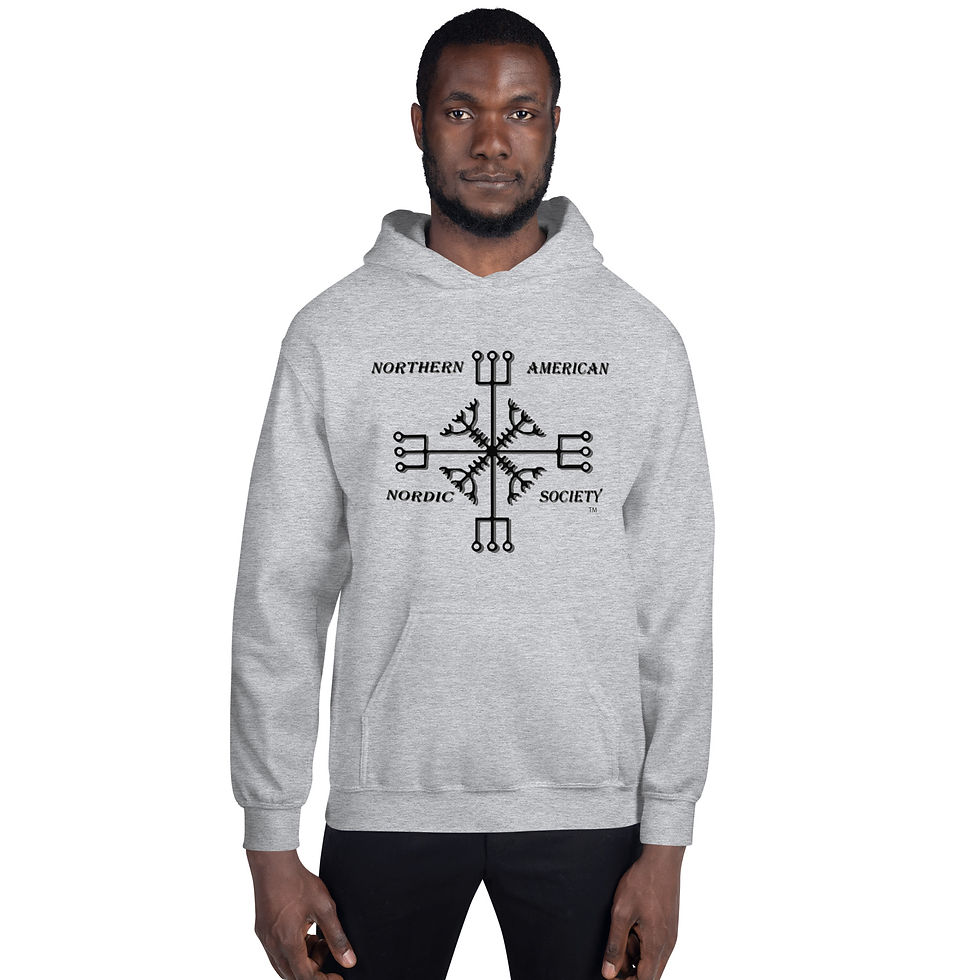Thumbnail: NANS Logo & Vegvisir Unisex Hoodie