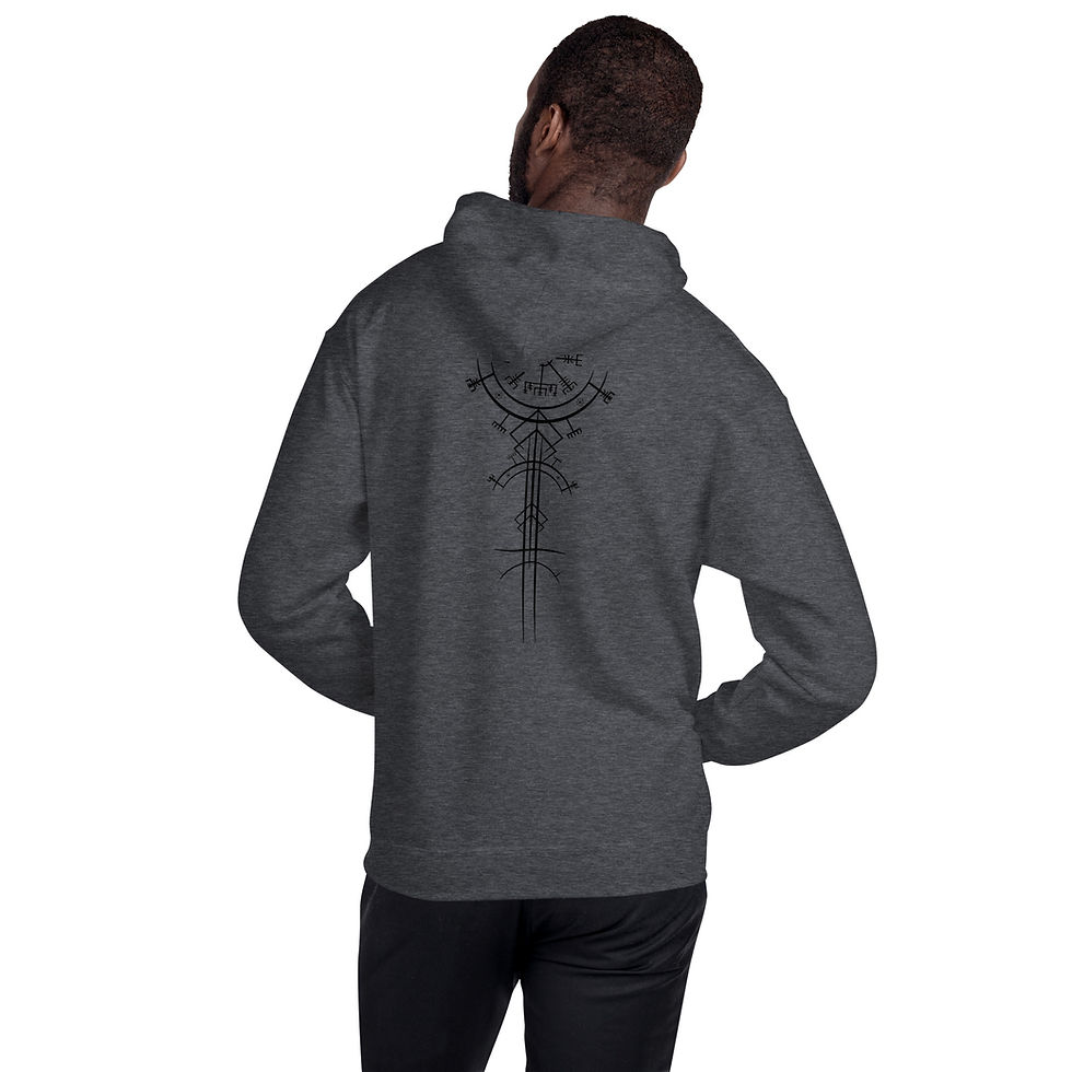 Thumbnail: NANS Logo & Vegvisir Unisex Hoodie