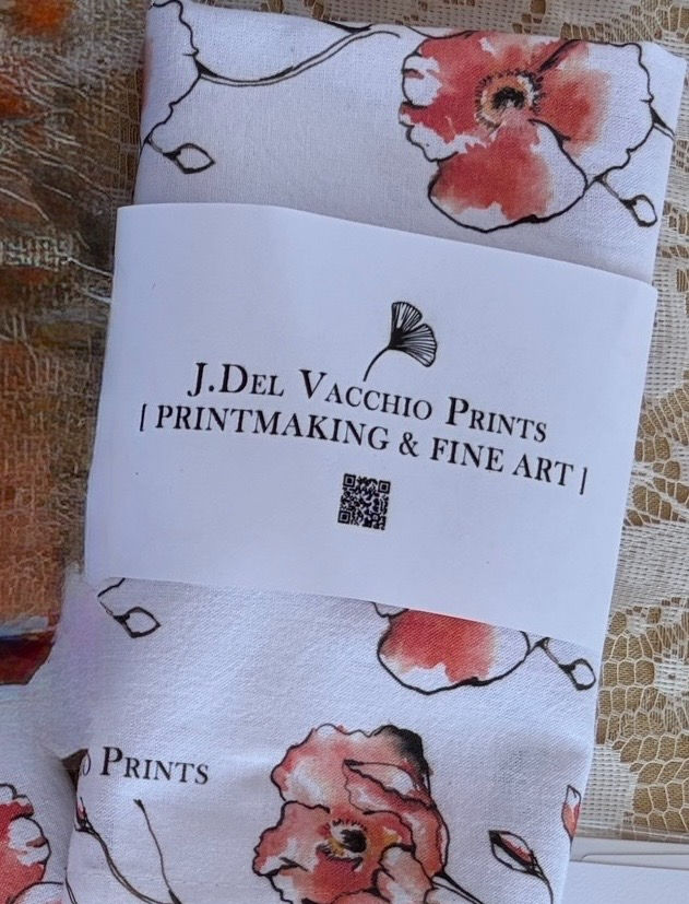 Thumbnail: Tea Towel -  Poppies in Harmony