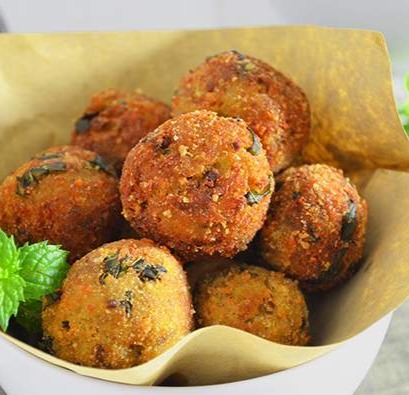 Crocchetta di Melanzana Fritta, Mortadella e Formaggio